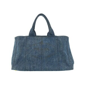 Prada Canapa Denim Tote Bag